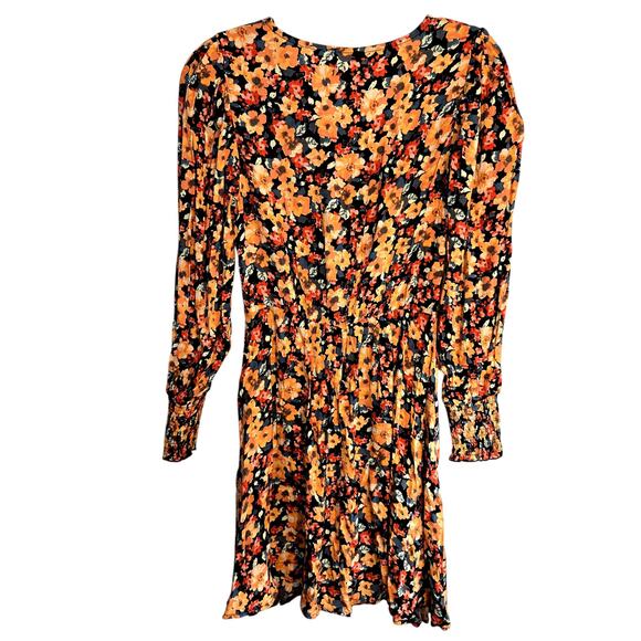 NWT Wild Fable XS Women's Long Sleeve Maxi BOHO Dress Miss Size 0 2 New Tags - Picture 5 of 6